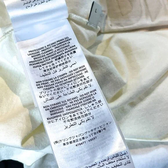 Gucci Spiritismo Oversized Long Sleeve T-shirt in Cream - Picture 7 of 7